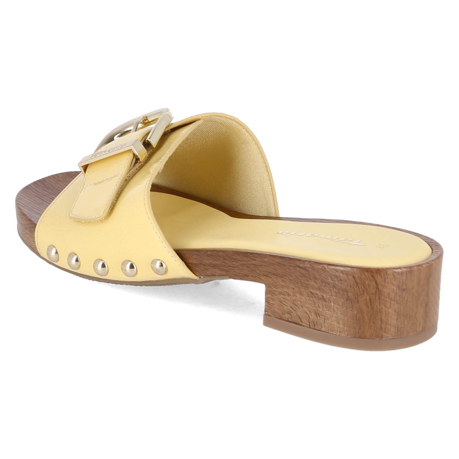 Open Toe Clogs  Gelb
