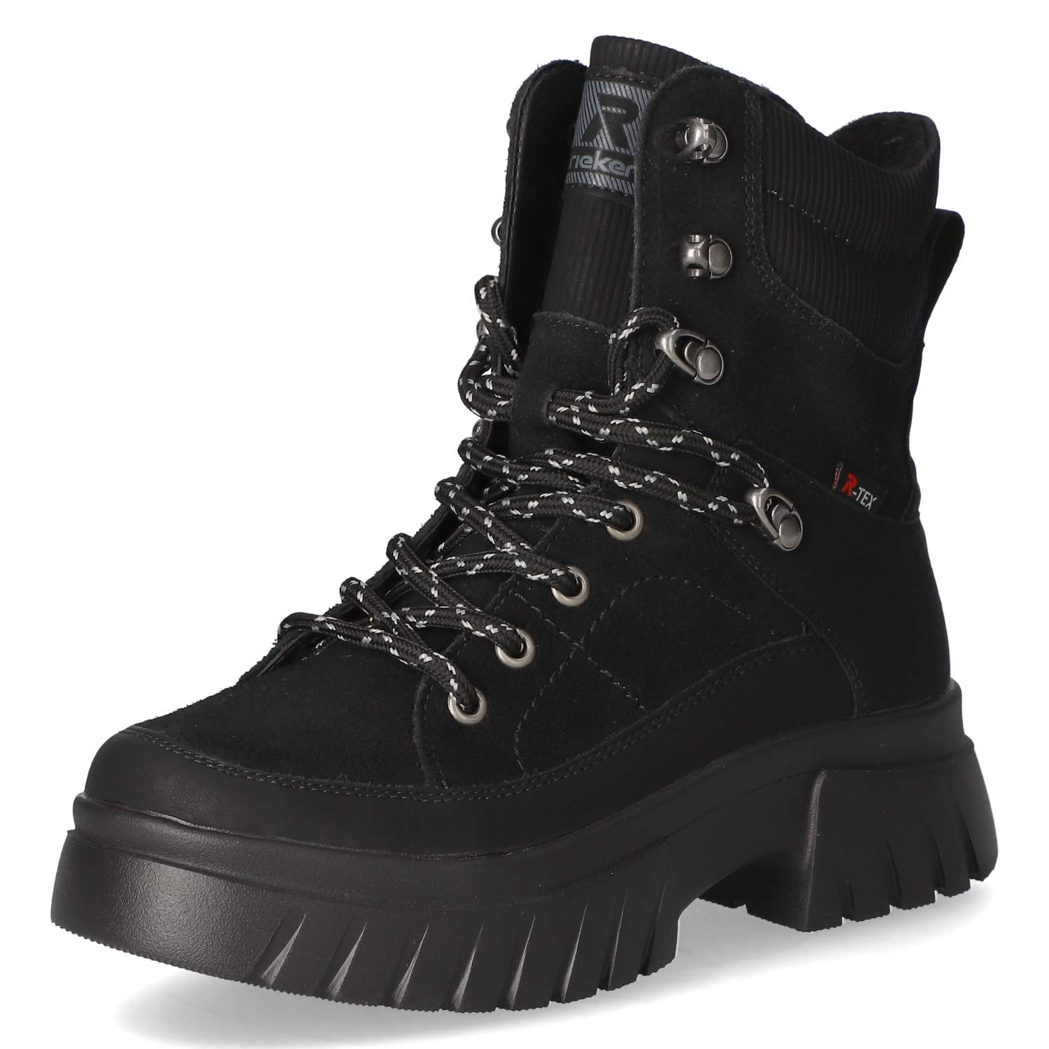 Schnürboots  Schwarz