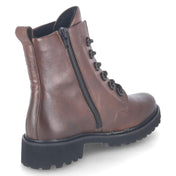 Schnürstiefeletten  Braun