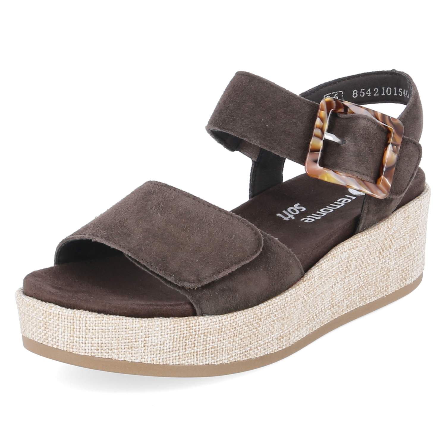 Plateau-Sandalen  Braun