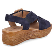 Plateausandaletten  Blau