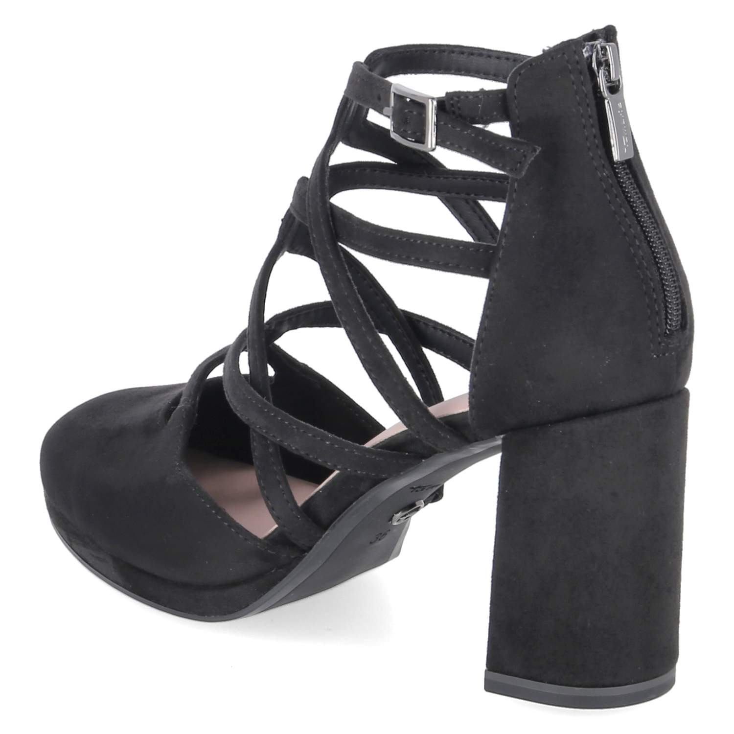 Riemchenpumps  Schwarz