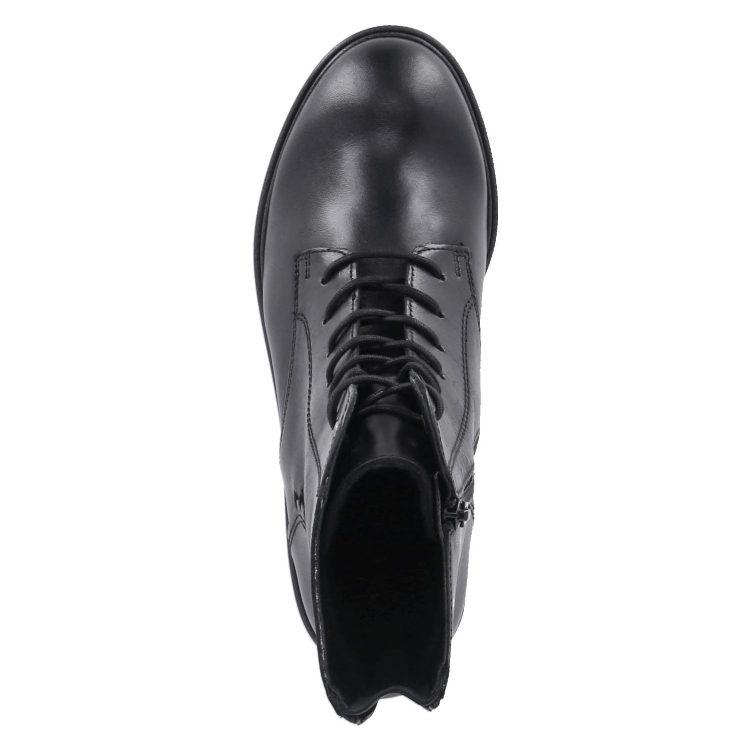 Schnüstiefeletten  Schwarz