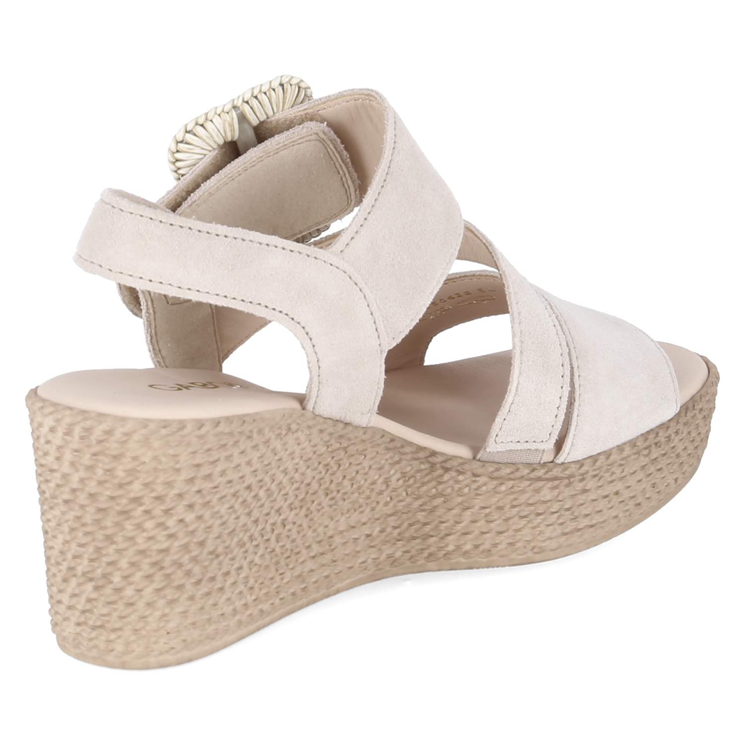 Espadrille-Sandaletten  Beige