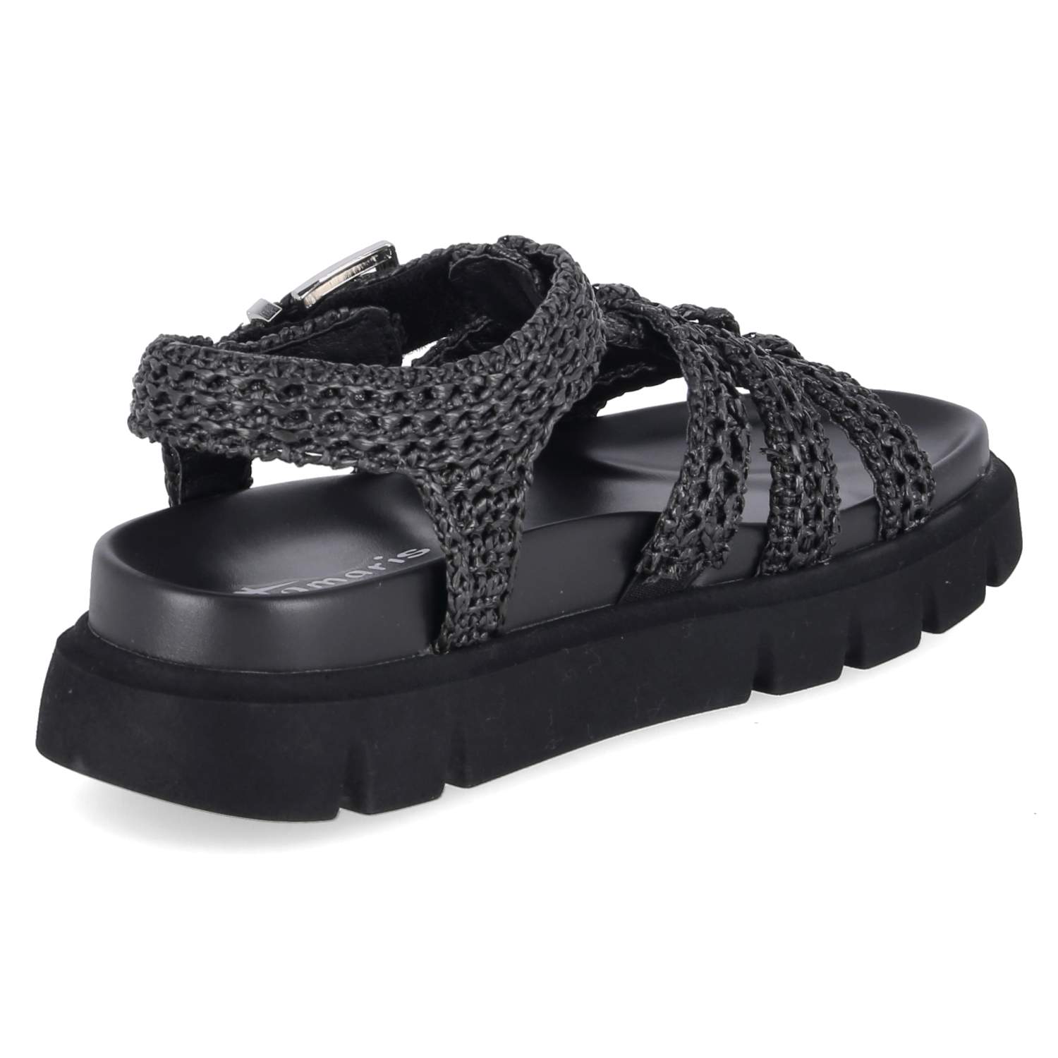 Plateau-Sandalen  Schwarz