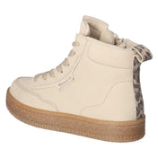 Schnürstiefeletten  Beige