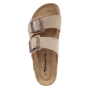 Pantoletten Taupe