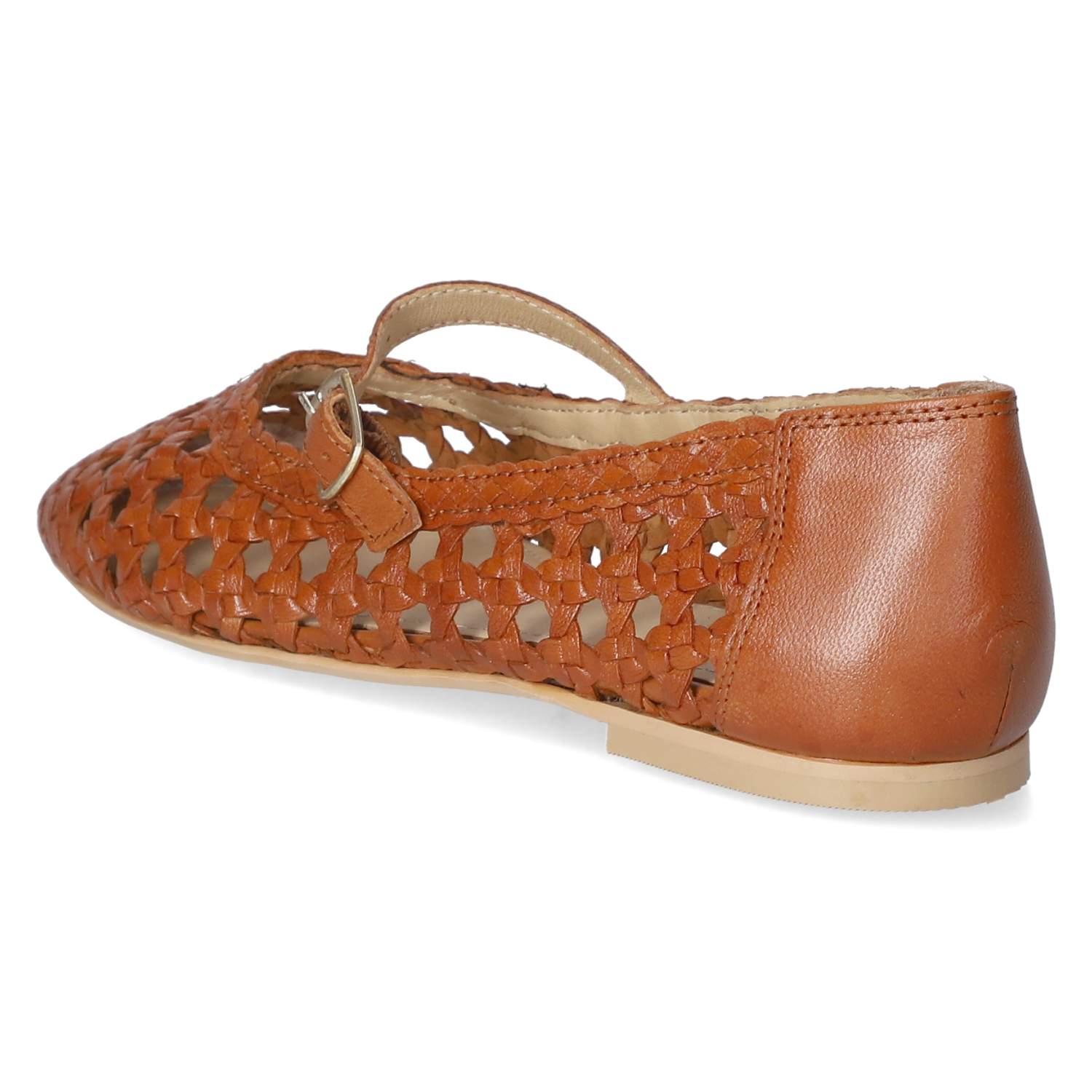 Spangenballerinas  Braun