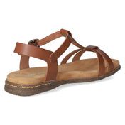 T-Steg-Sandalen FABRICIA 01  Braun