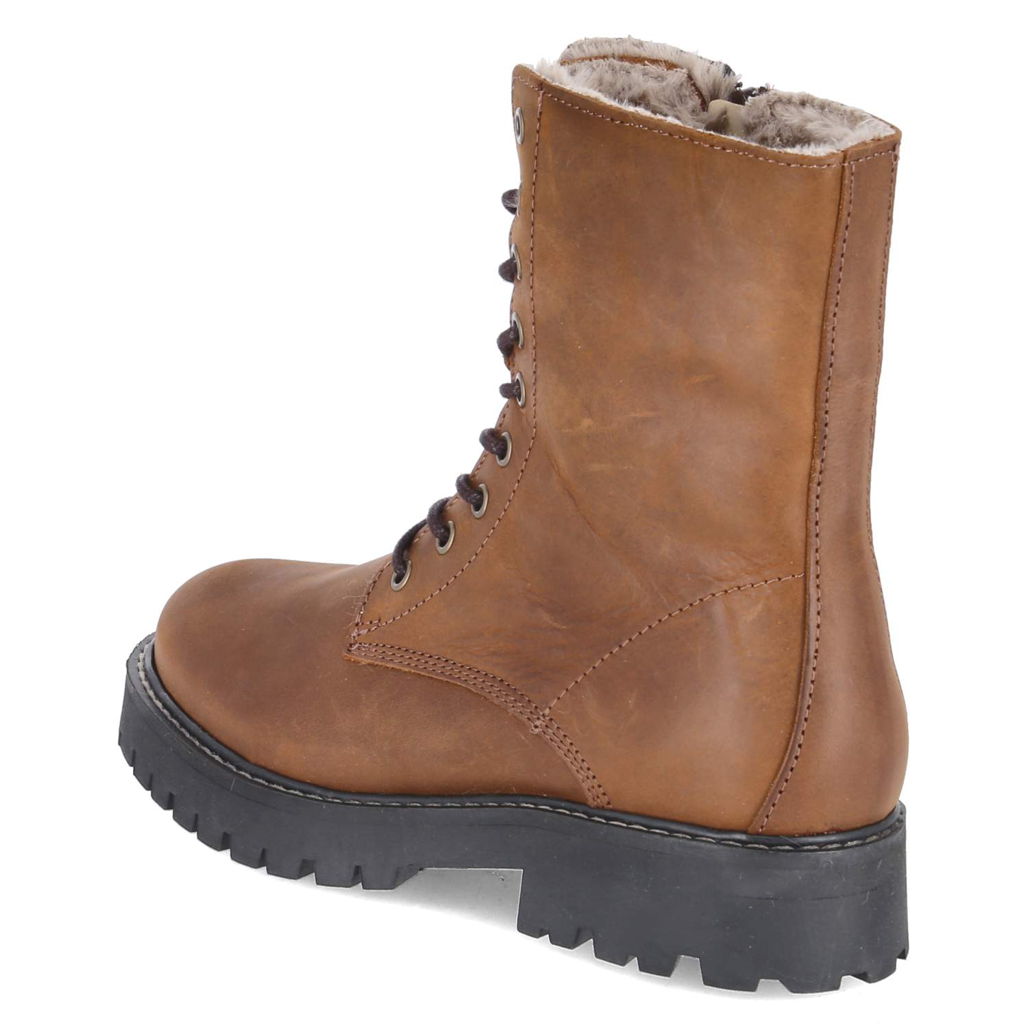 Schnürstiefel  Braun