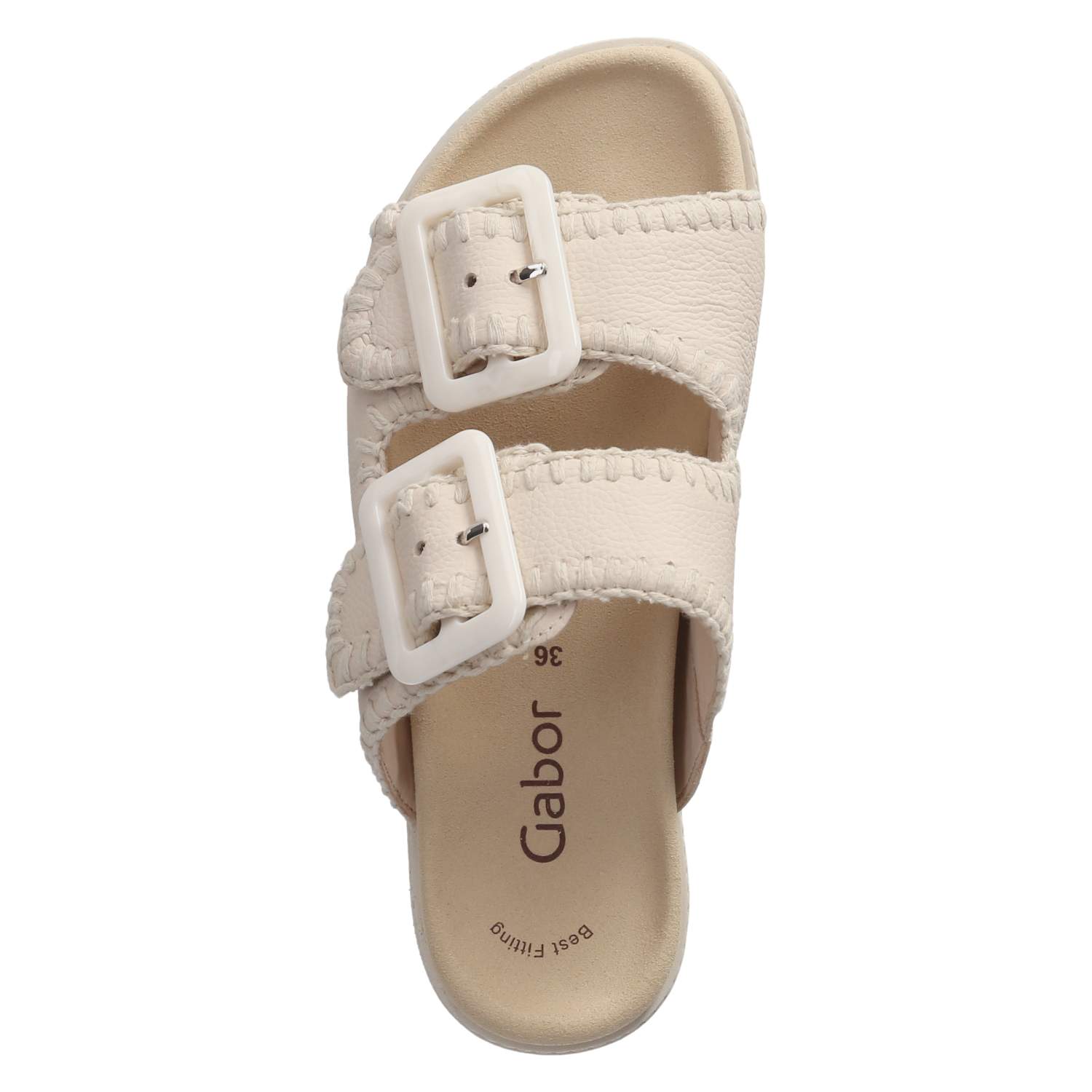 Pantoletten  Beige