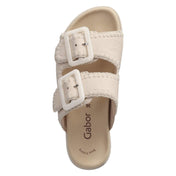 Pantoletten  Beige
