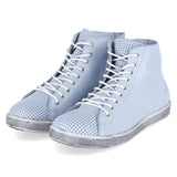 Schnürstiefeletten  Blau