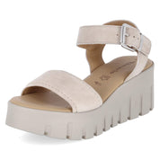 Plateausandalen Taupe