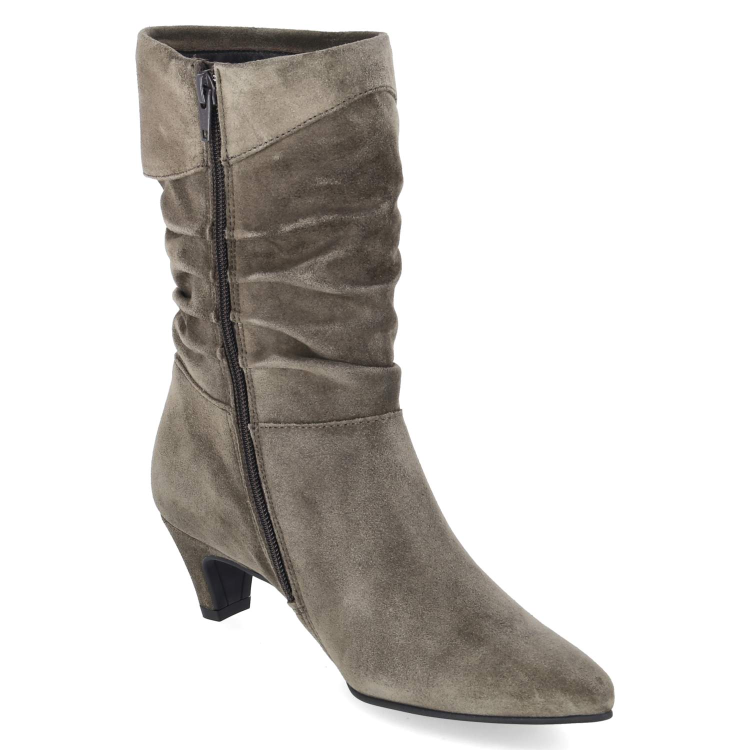 Slouchy Boots  Grün