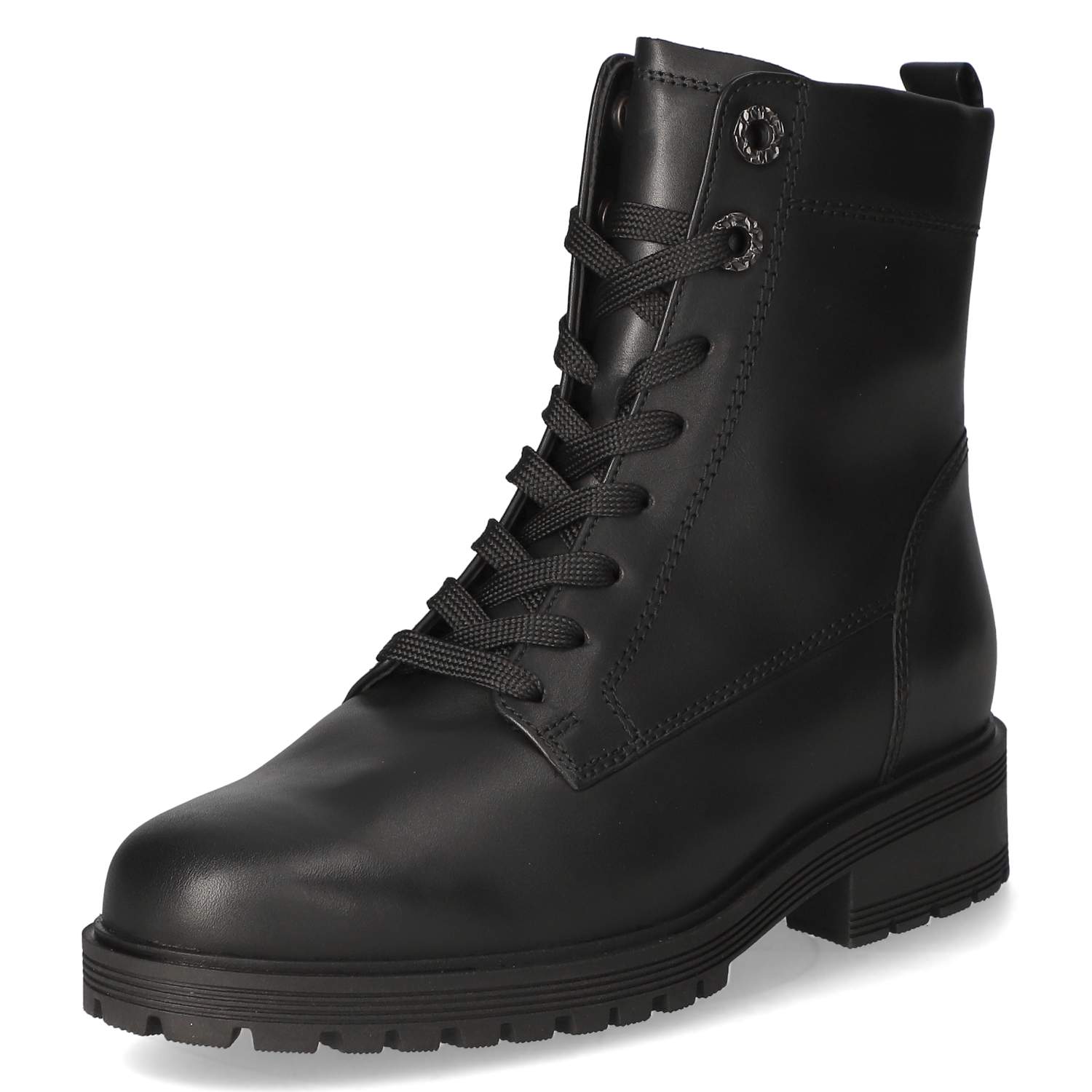 Schnürstiefeletten  Schwarz