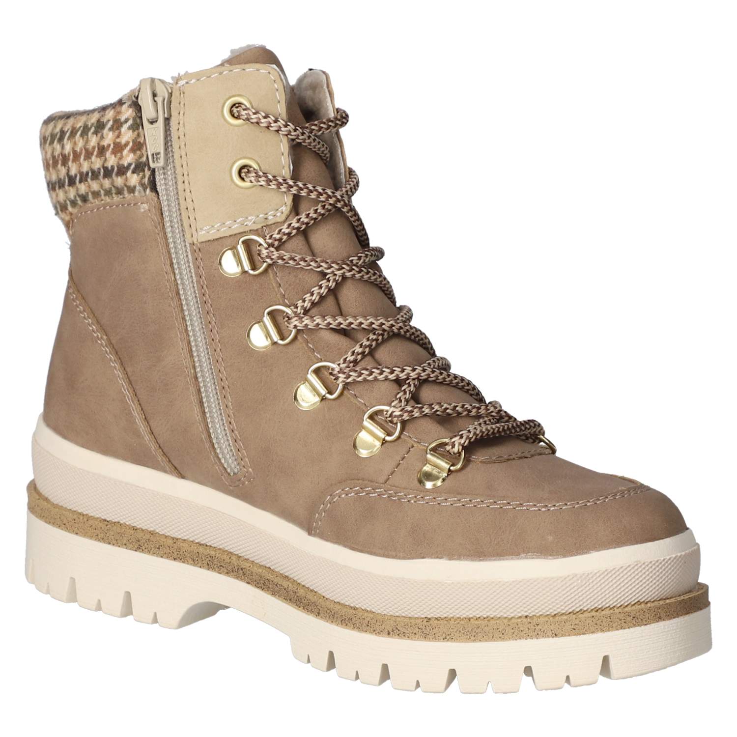 Schnürboots  Beige