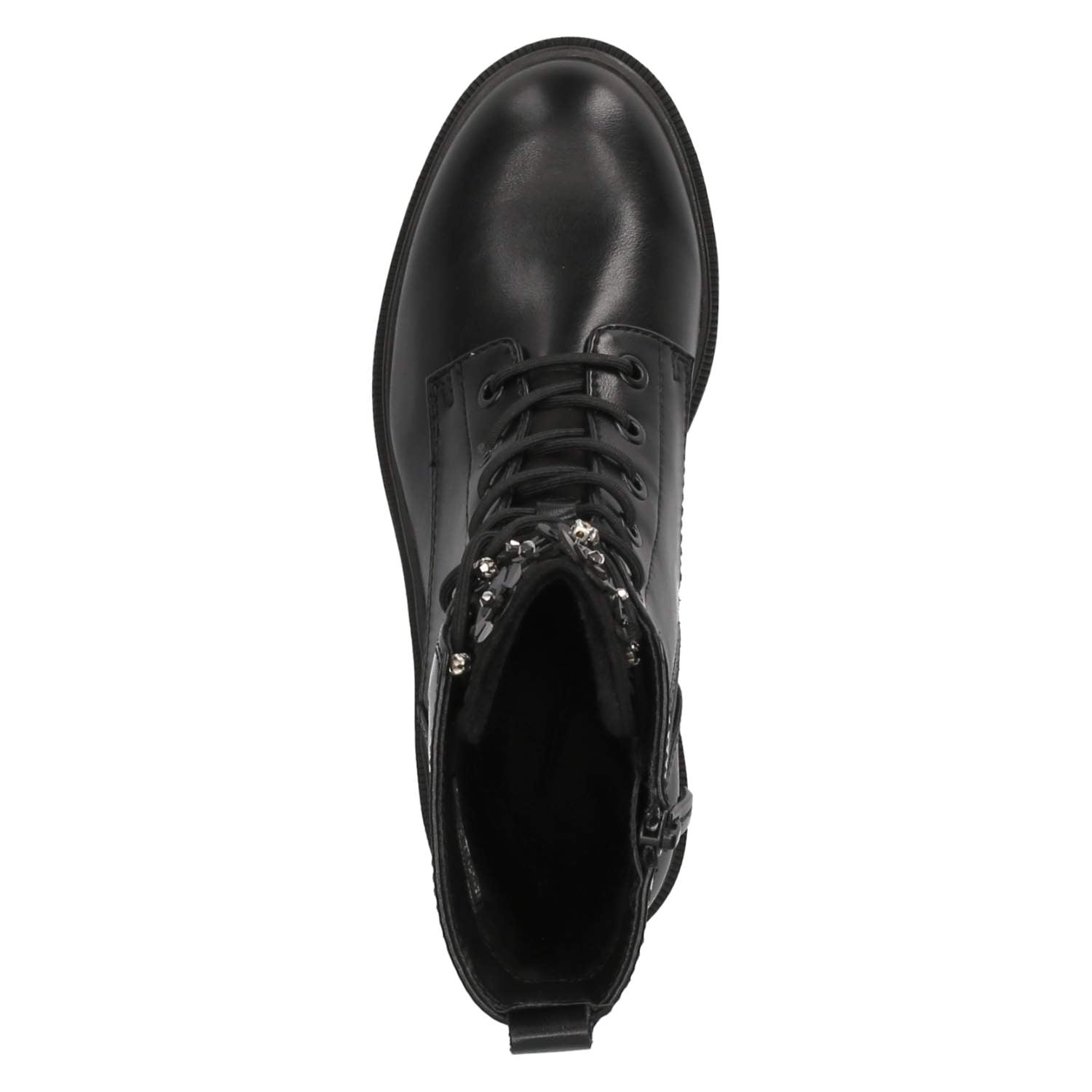Schnürstiefeletten  Schwarz