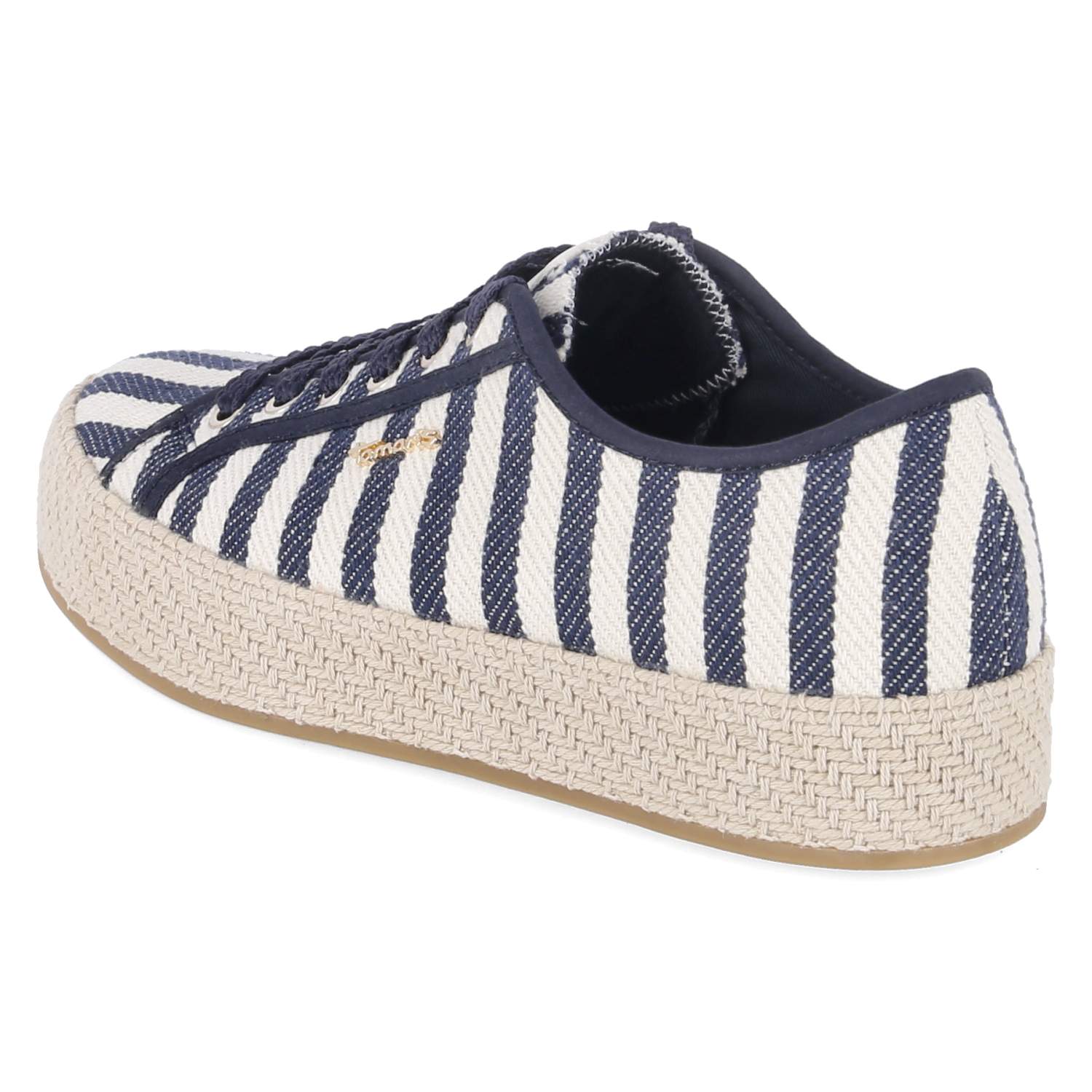 Schnür-Espadrilles  Blau