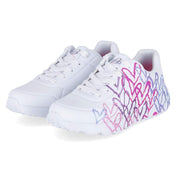 Low Sneaker UNO LITE METALLIC JOY Weiß