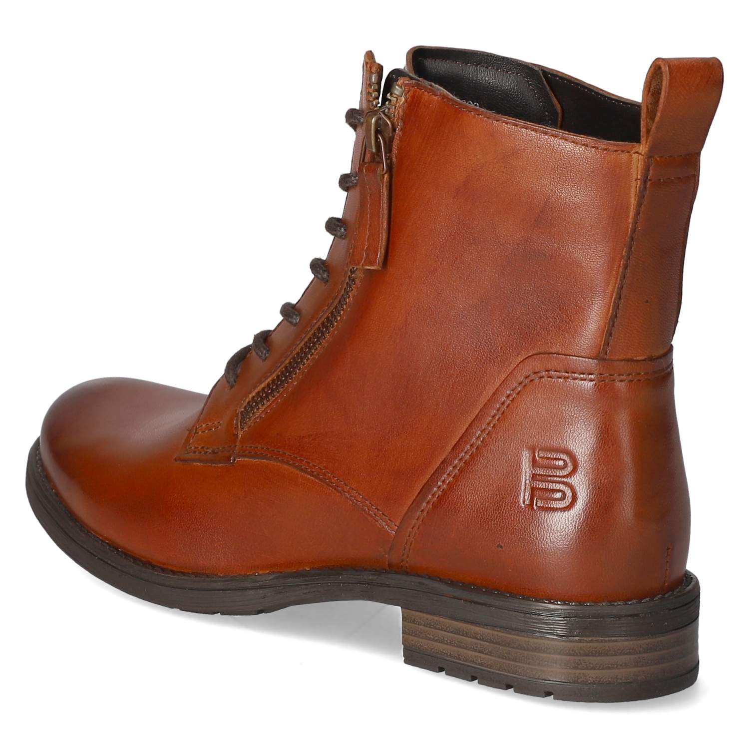 Schnürstiefeletten  Braun