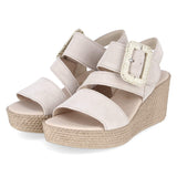 Espadrille-Sandaletten  Beige