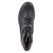 Schnürstiefeletten  Schwarz
