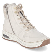 Schnürstiefeletten  Beige