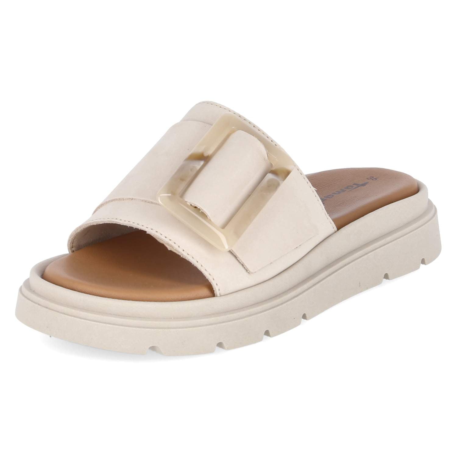 Pantoletten  Beige
