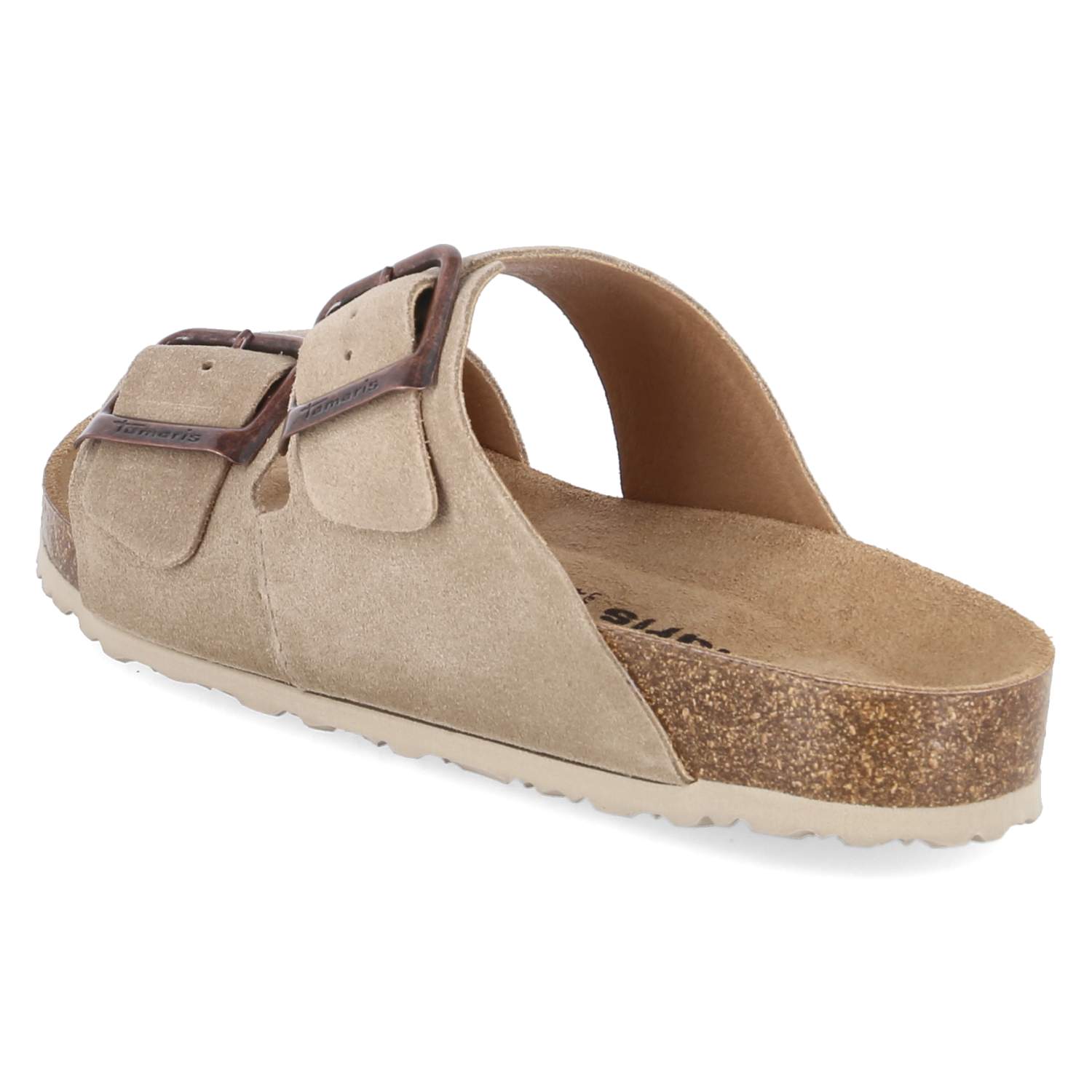Pantoletten Taupe