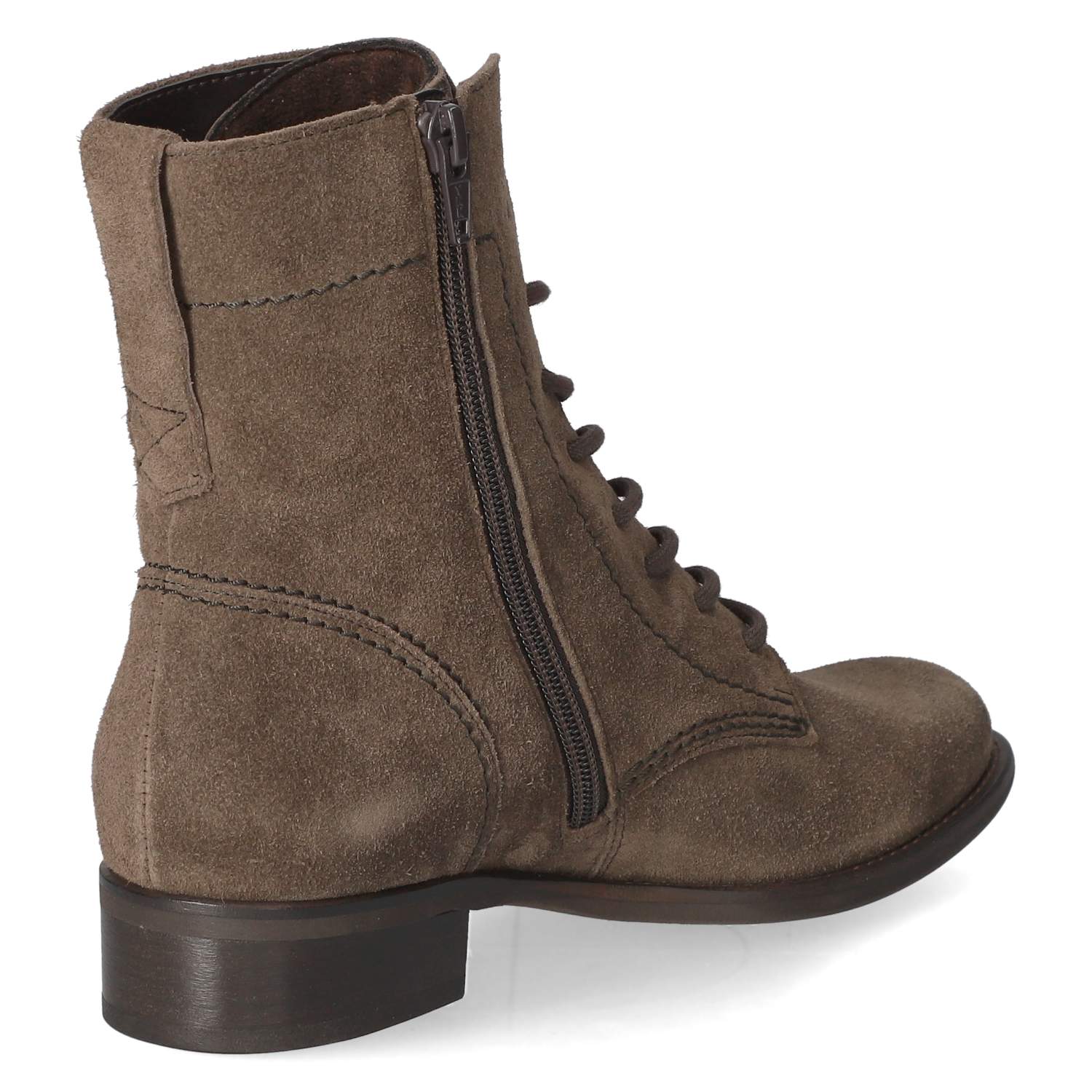 Schnürstiefeletten  Braun