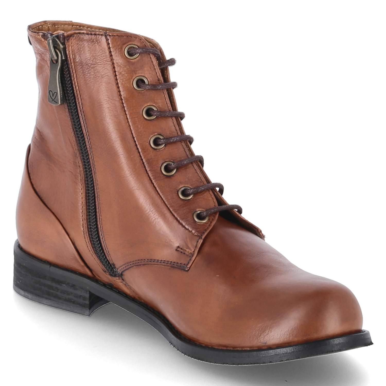 Schnürstiefeletten AZALEA  Braun