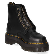 Schnürboots SINCL.FLORAL  Schwarz