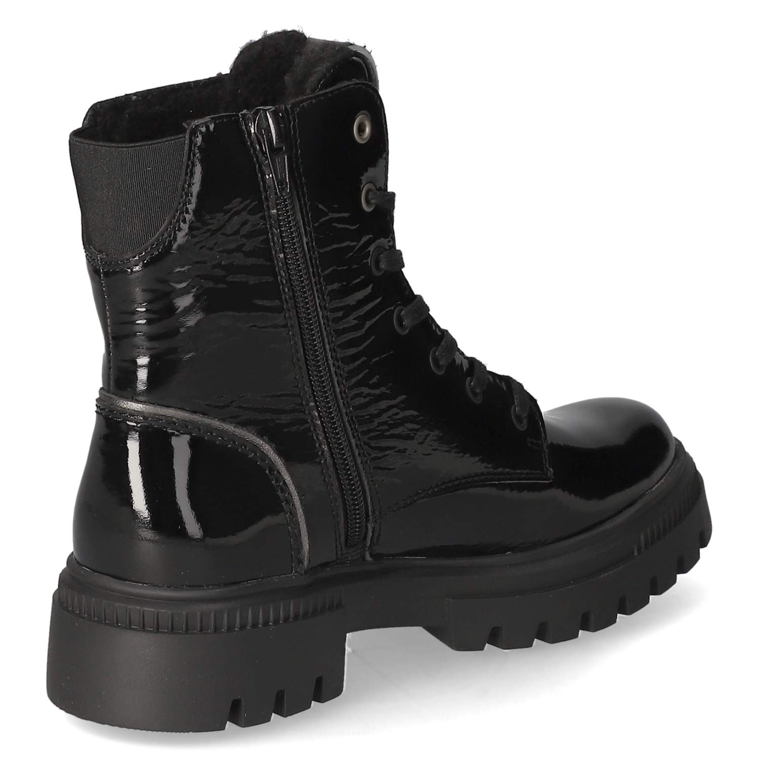 Schnürboots  Schwarz