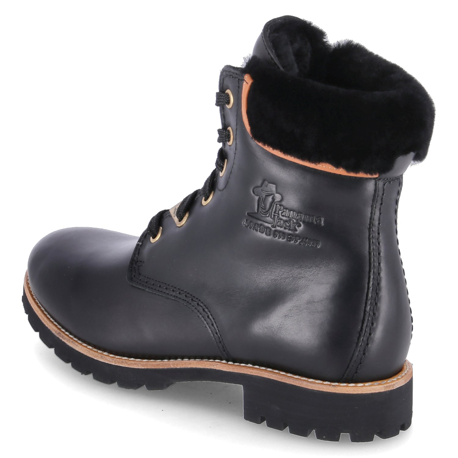 Winterstiefeletten PANAMA 03  Schwarz