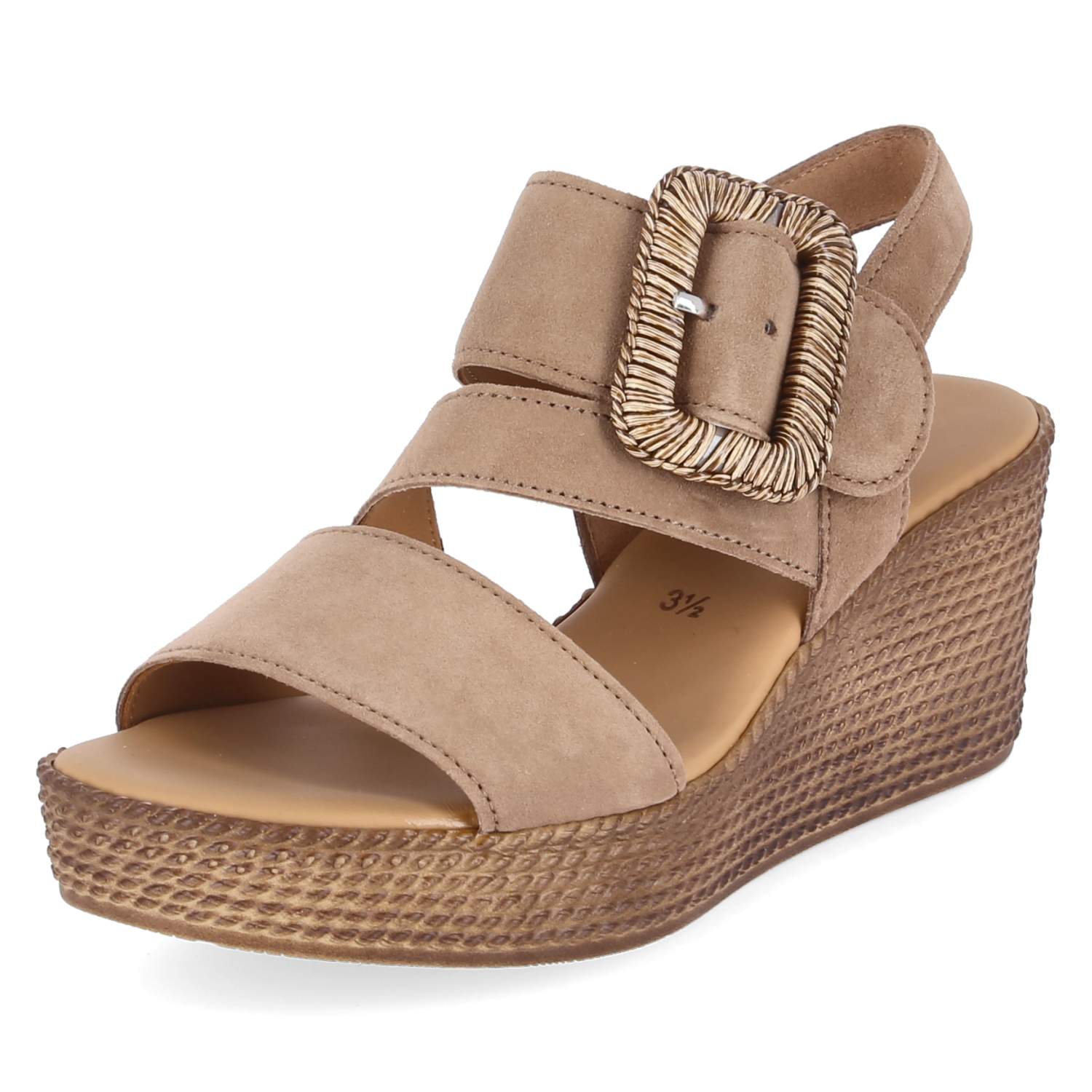 Espadrille-Sandaletten  Braun