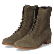 Schnürstiefeletten  Grün