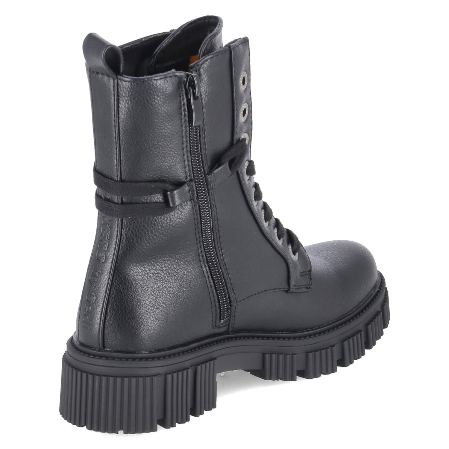 Schnürboots  Schwarz