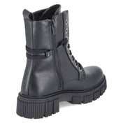Schnürboots  Schwarz