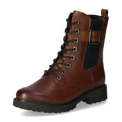 Schnürstiefeletten  Braun