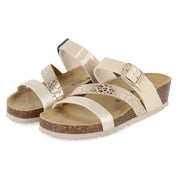 Pantoletten  Beige