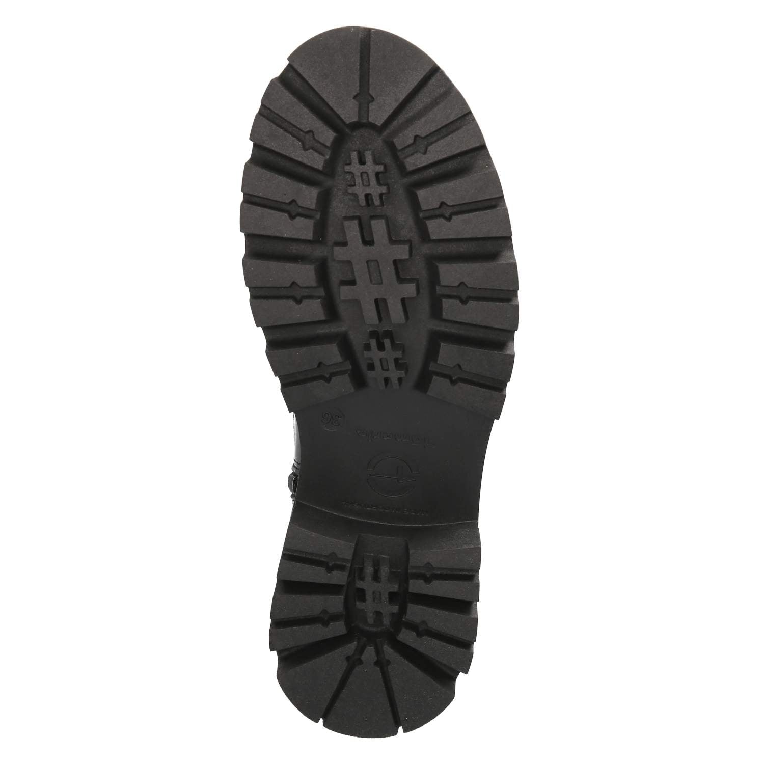 Schnürstiefeletten  Schwarz