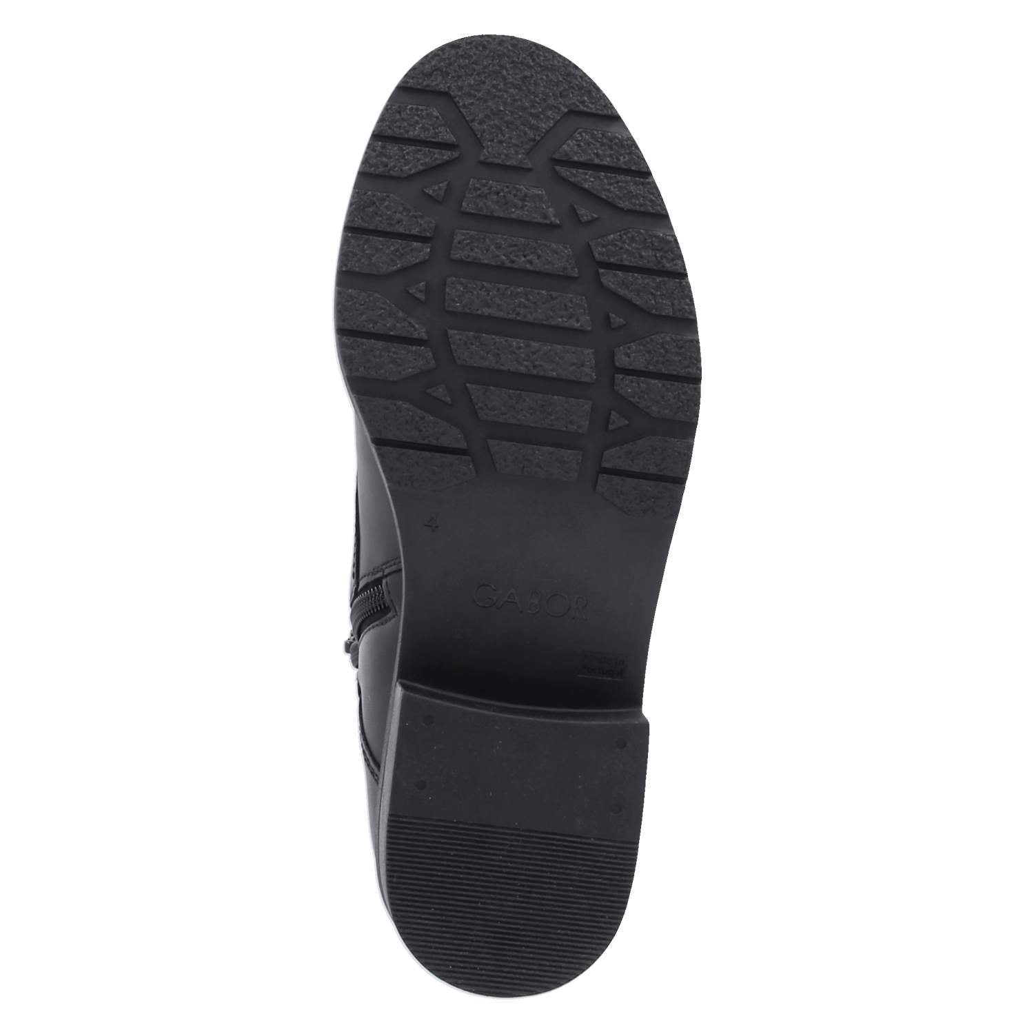 Schnüstiefeletten  Schwarz