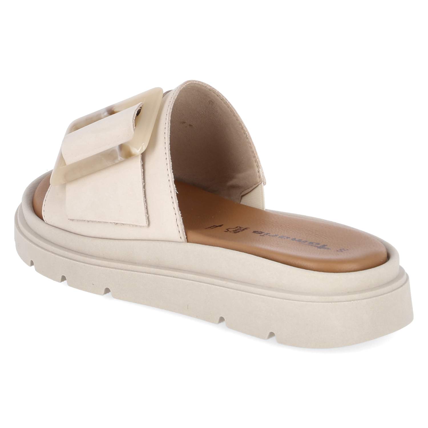 Pantoletten  Beige
