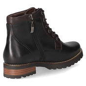 Schnürstiefeletten  Schwarz
