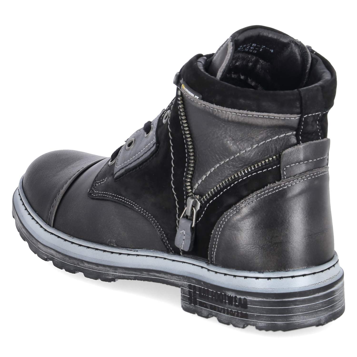 Schnürboots  Grau