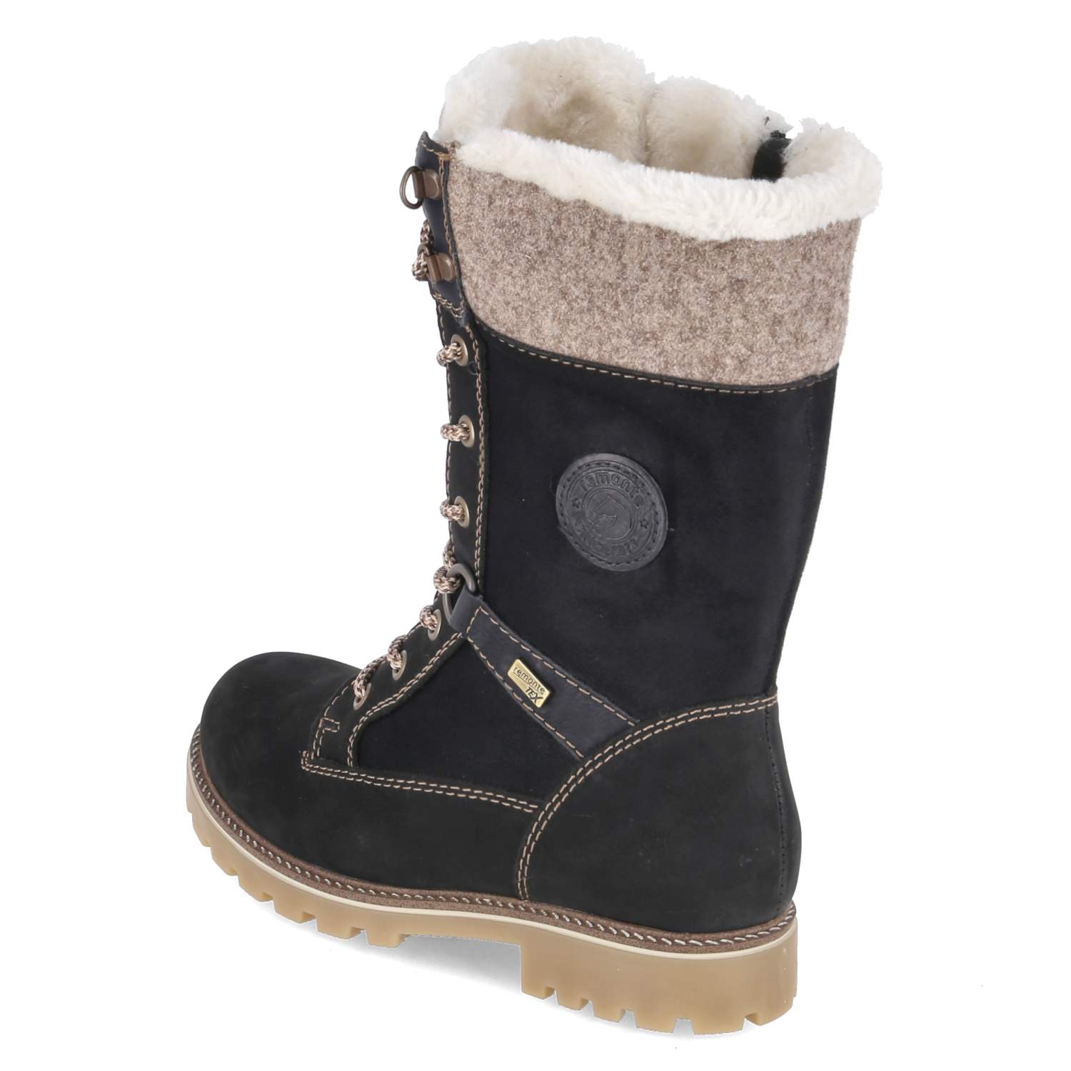 Schnürstiefel  Schwarz