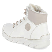Schnürstiefeletten  Weiß