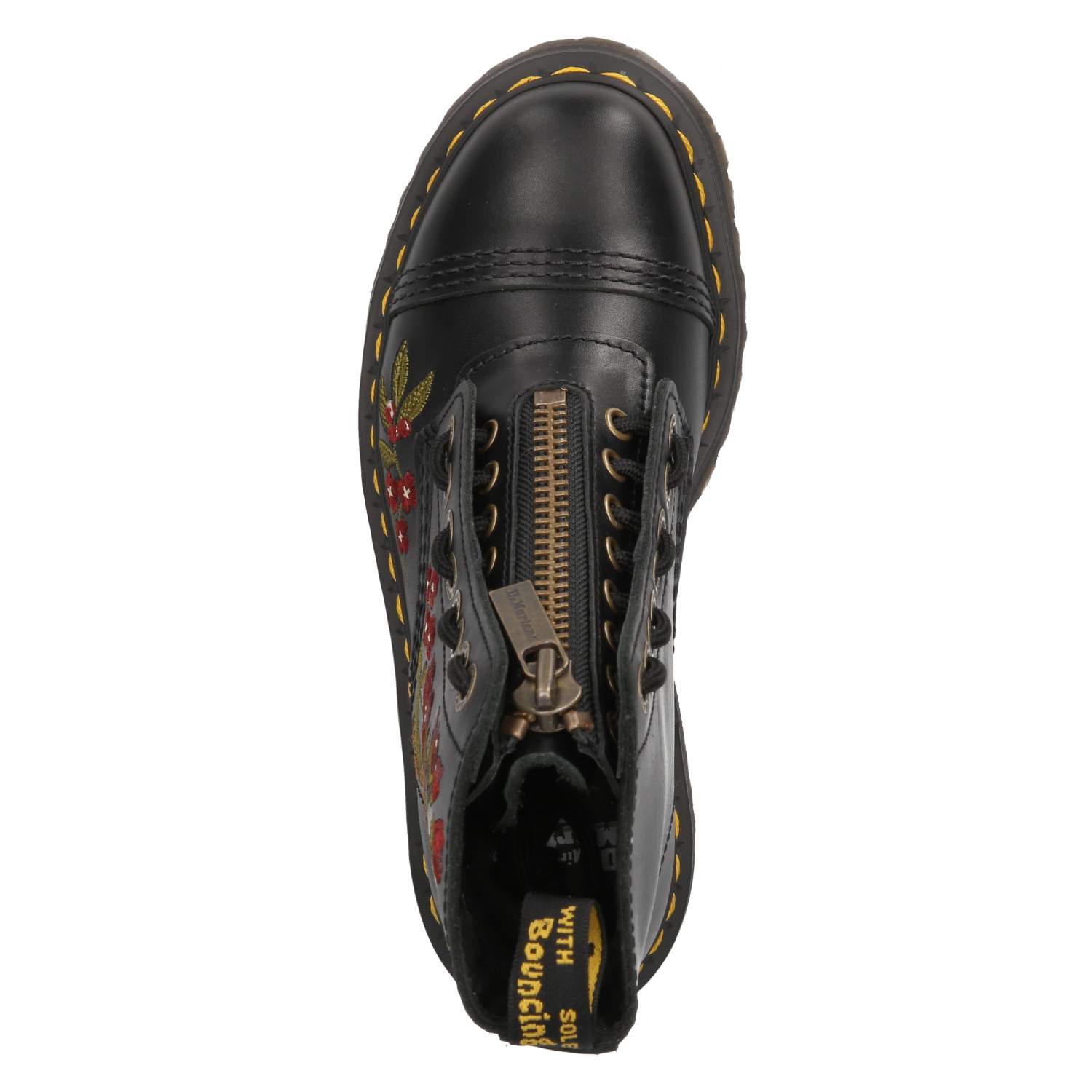 Schnürboots SINCL.FLORAL  Schwarz