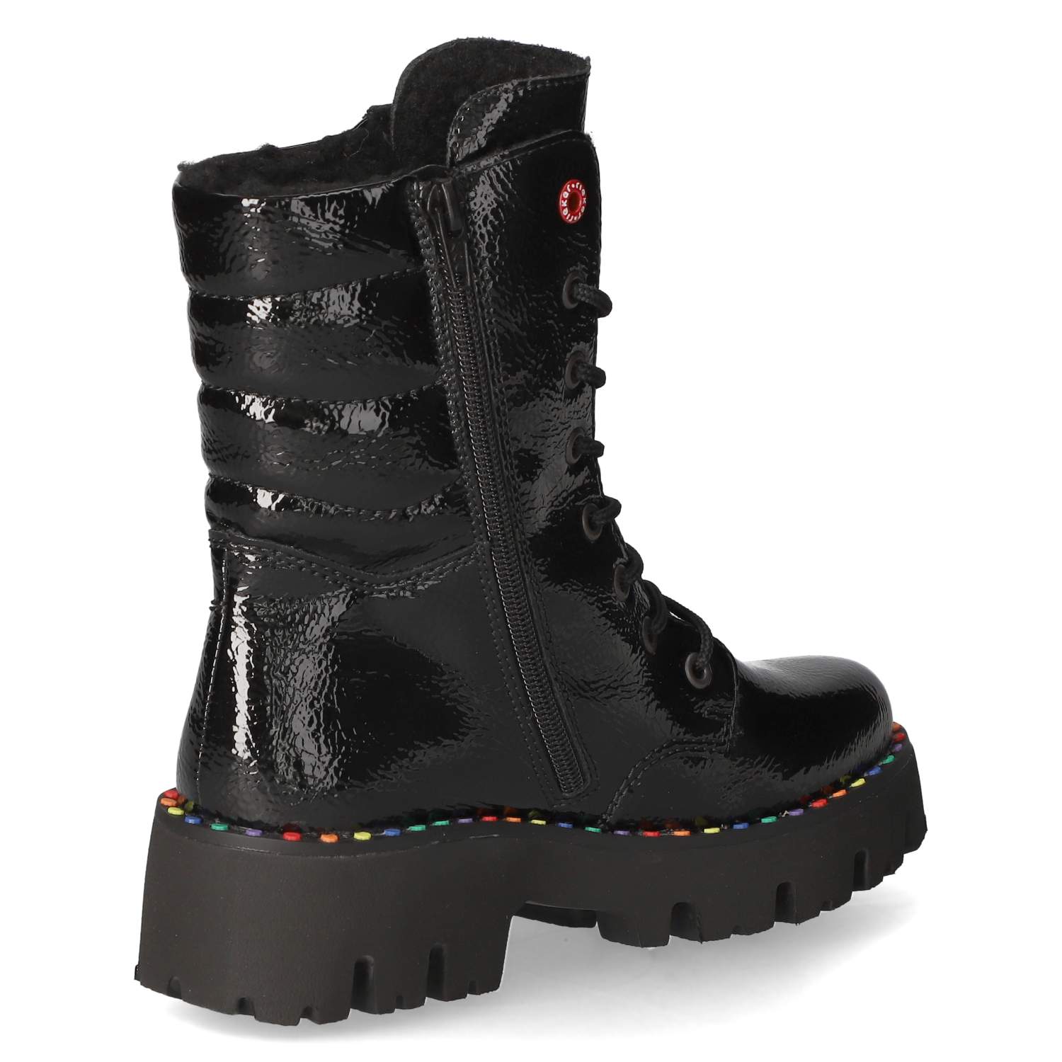 Schnürstiefeletten  Schwarz
